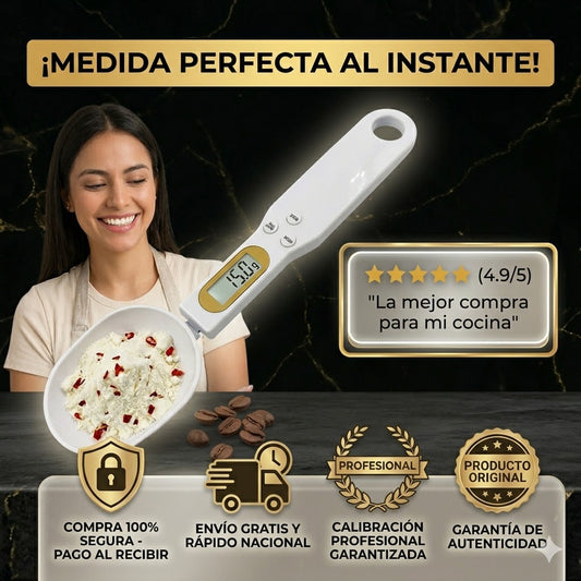 Cuchara balanza gramera 500 gramos