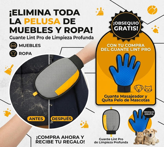 Guante Atrapa Pelo para Mascotas
